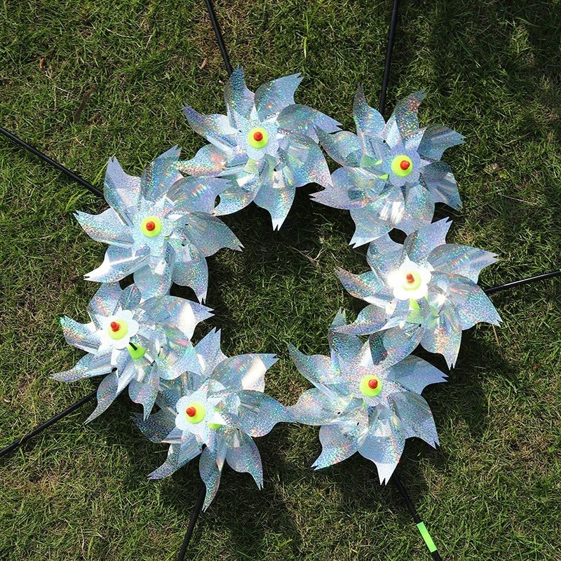REFLECTIVE WINDMILL FOR BIRD REPELLENT AND DECORATION FOR Garden 6 PCS Manufacturer code CNFC063
