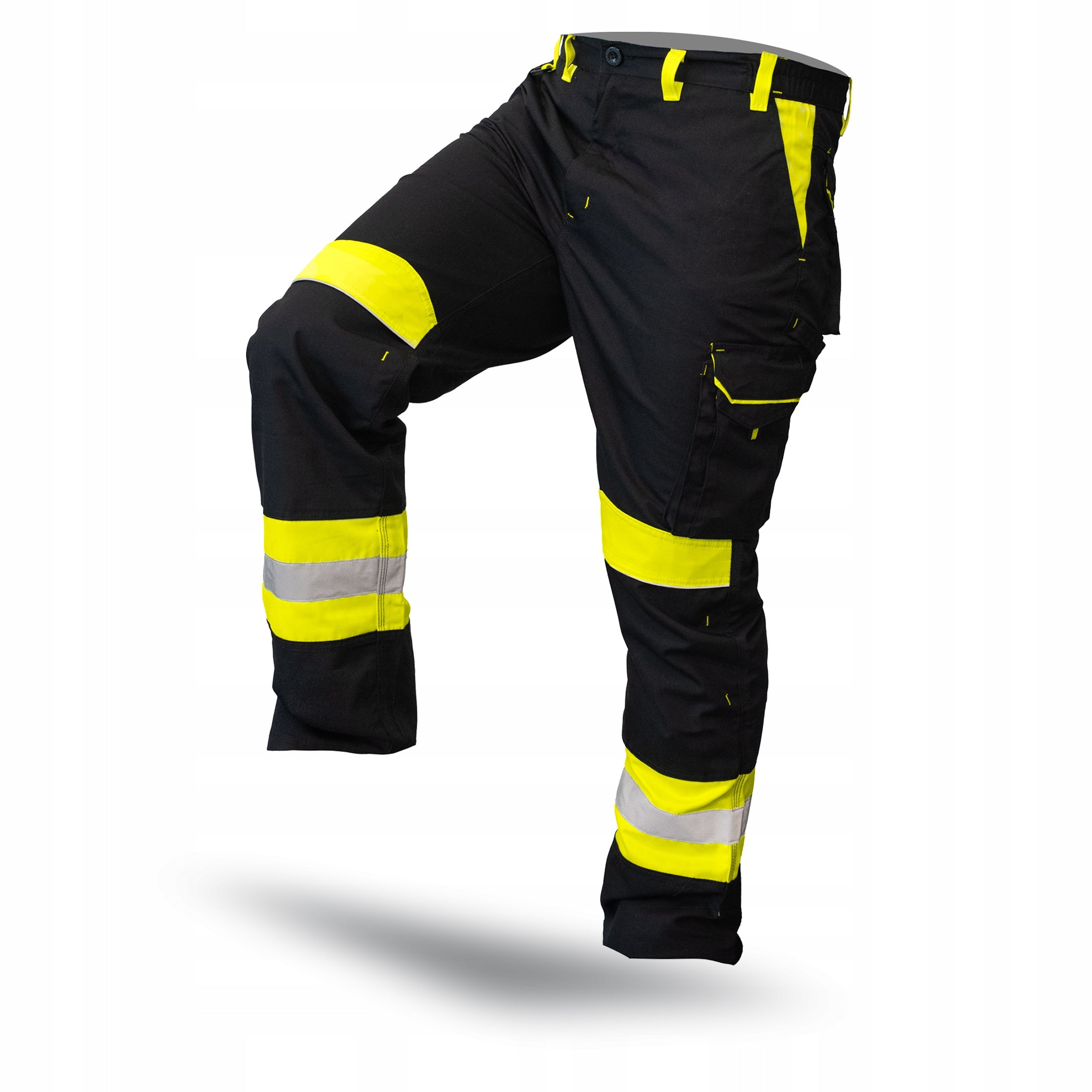 REFLECTIVE WORK PANTS FOR BELT ASSEMBLY TRIPLE STITCHING DURABLE Season spring/fall