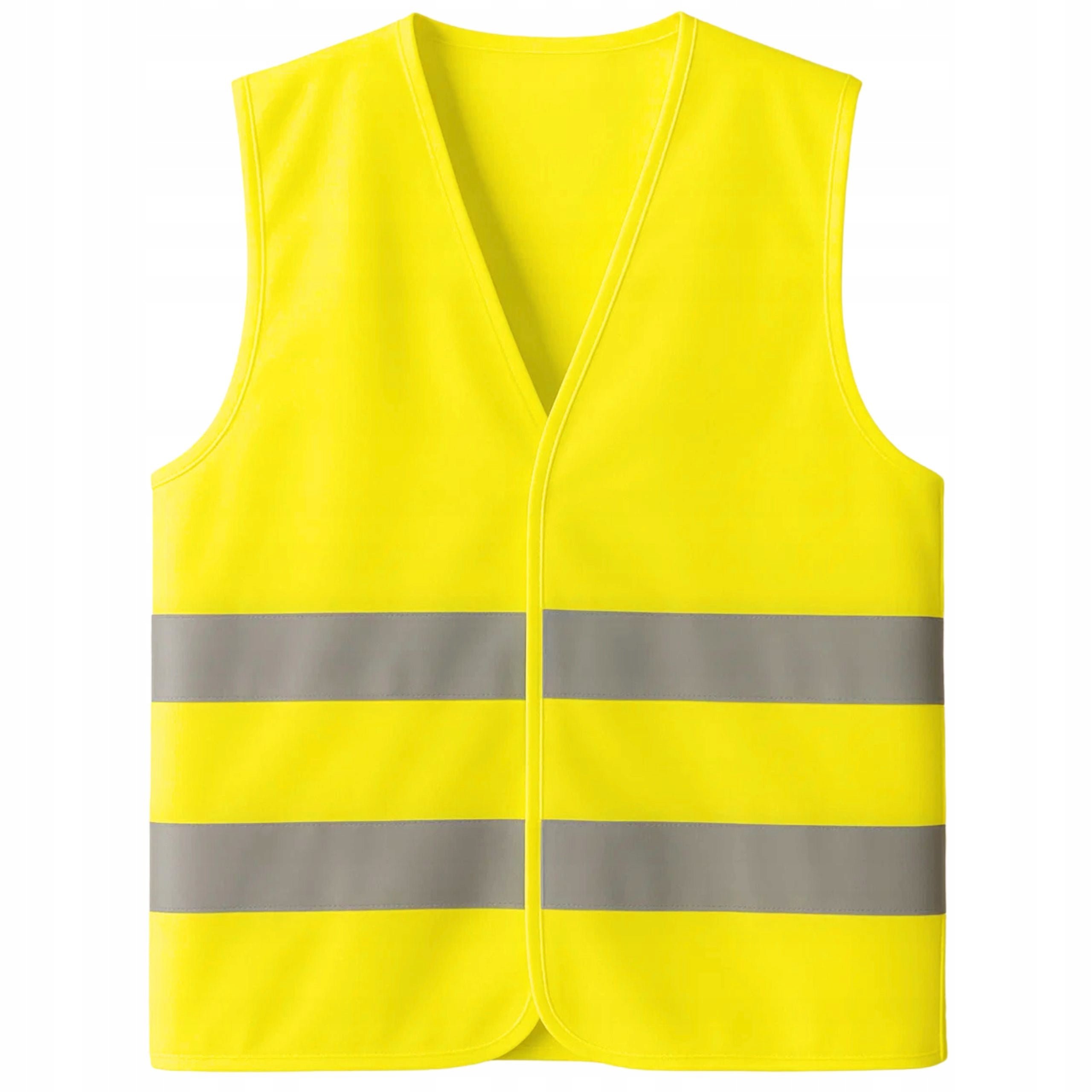 REFLECTIVE WORKING WARNING Vest OHS yellow ROAD CERTIFIED Packaging status original