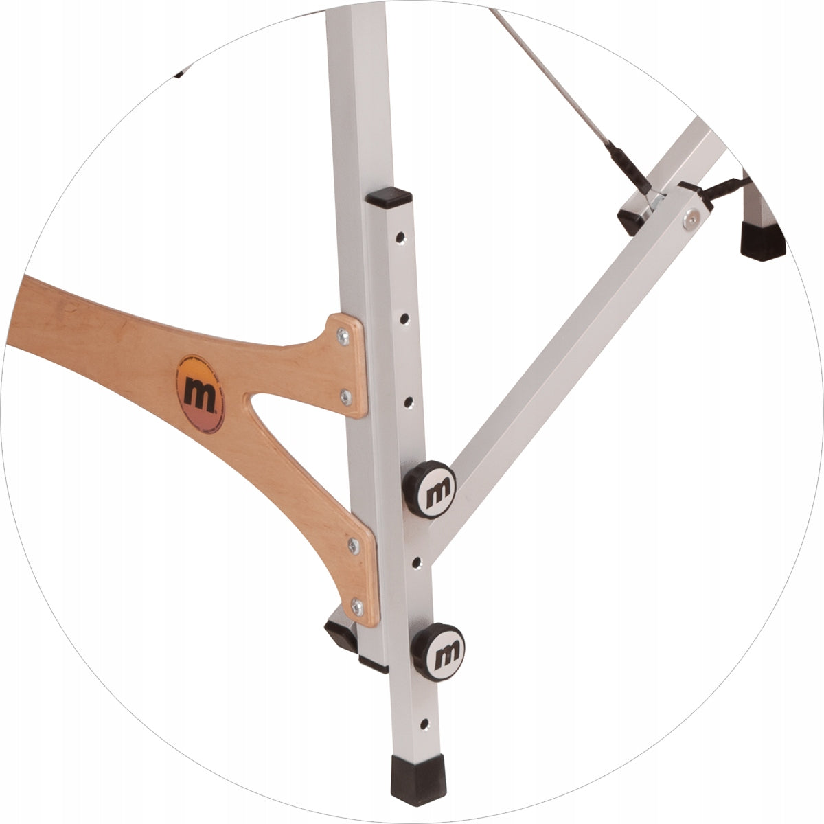 REFLEX PRO 80 ULTRA ALU FROM M.O.V. PROFESSIONAL 3 SEG. TABLE MASSAGE BED Frame material aluminum
