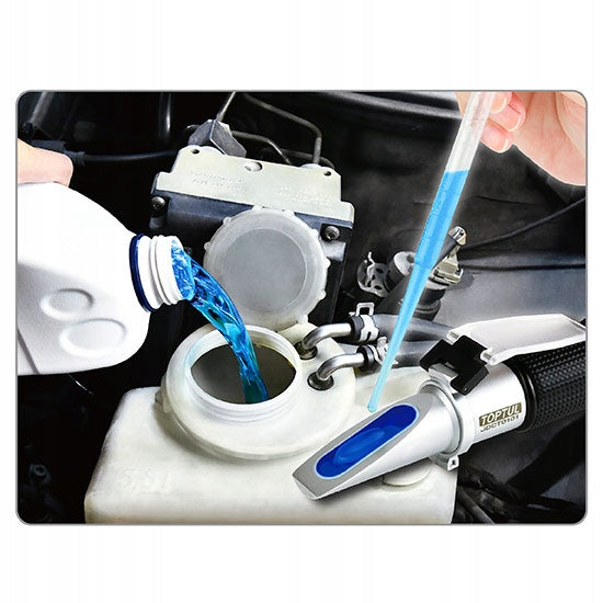 REFRACTOMETER TESTER 4in1 ELECTROLYTE COOLANT GLYCOMETER AREOMETER Brand Toptul