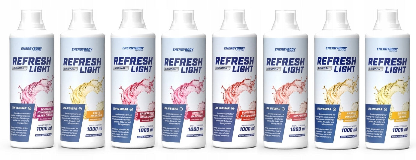 REFRESH Light Sports Drink Concentrate Set with Vitamins Brand Energybody