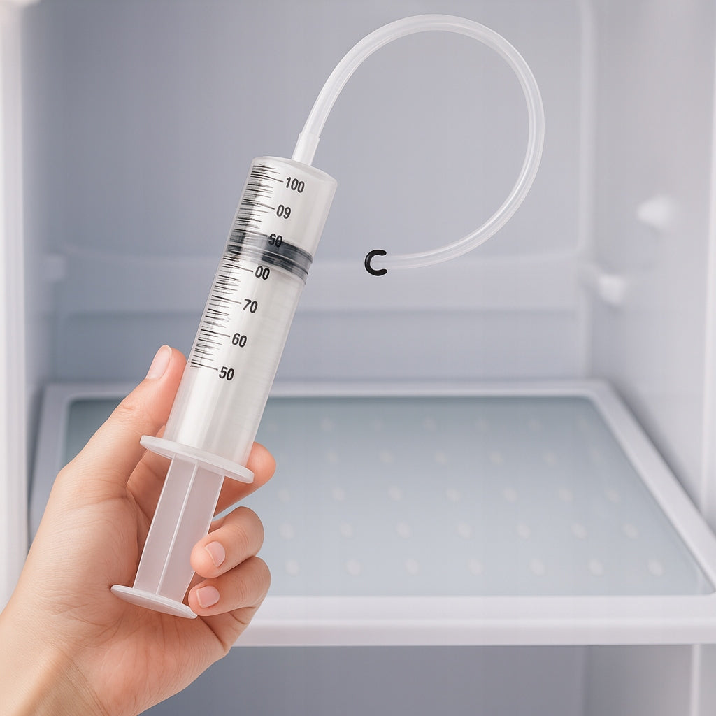 REFRIGERATOR CLEANING KIT AKCESORIA LARGE DRAIN SYRINGE CLEANER Manufacturer code ZESTAW DO CZYSZCZENIA LODÓWEK STREFAZAKUPÓW