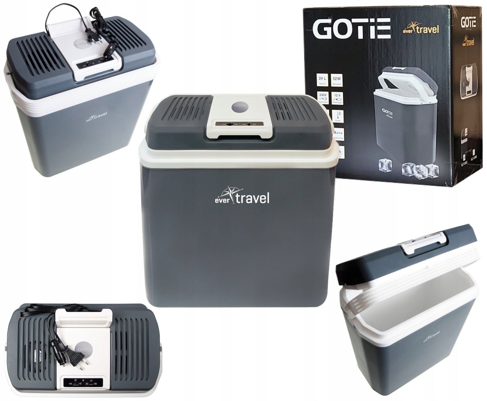 REFRIGERATOR GLT-240G TOURIST CAR XL 12V AND 230V WITH HEATING FUNCTION
