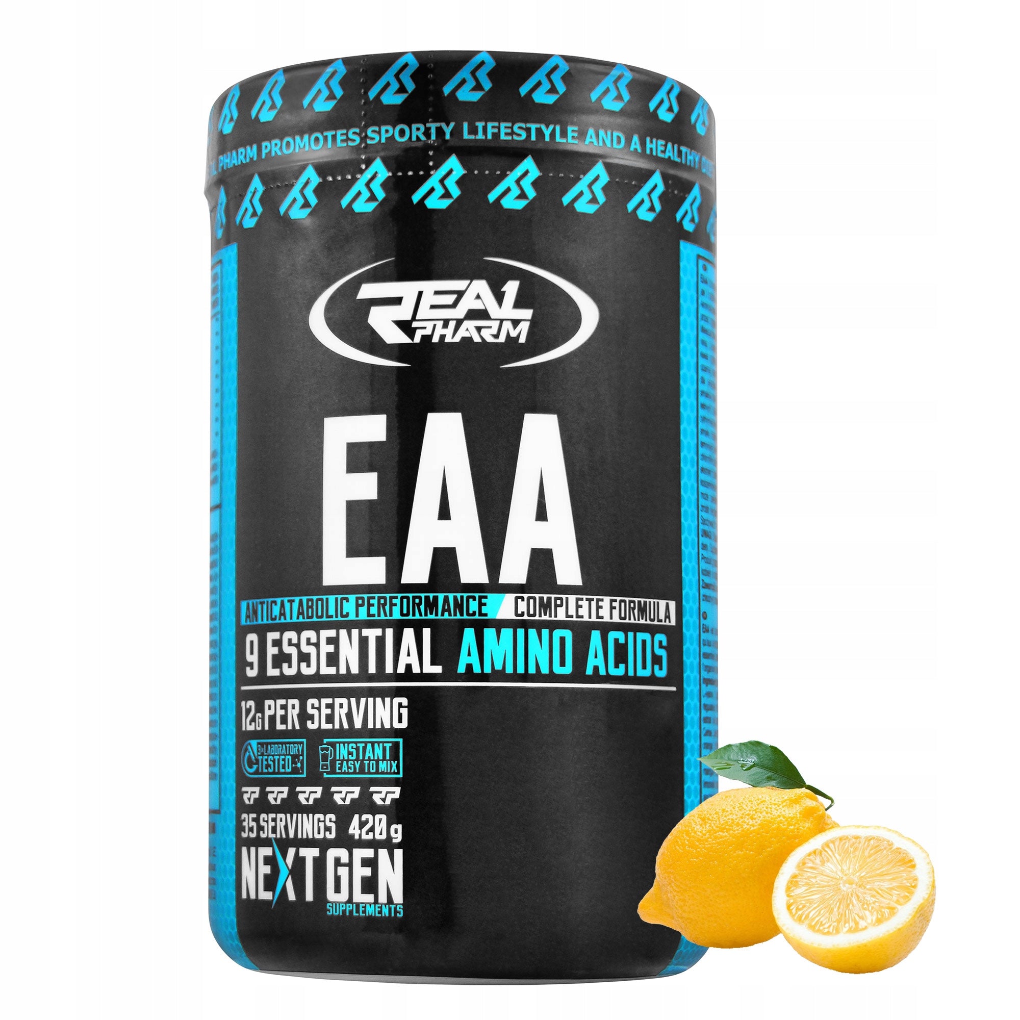 REGENERATION OF ESSENTIAL AMINO ACIDS EAA INCLUDING BCAA 420 GRAMS LEMON FLAVOUR