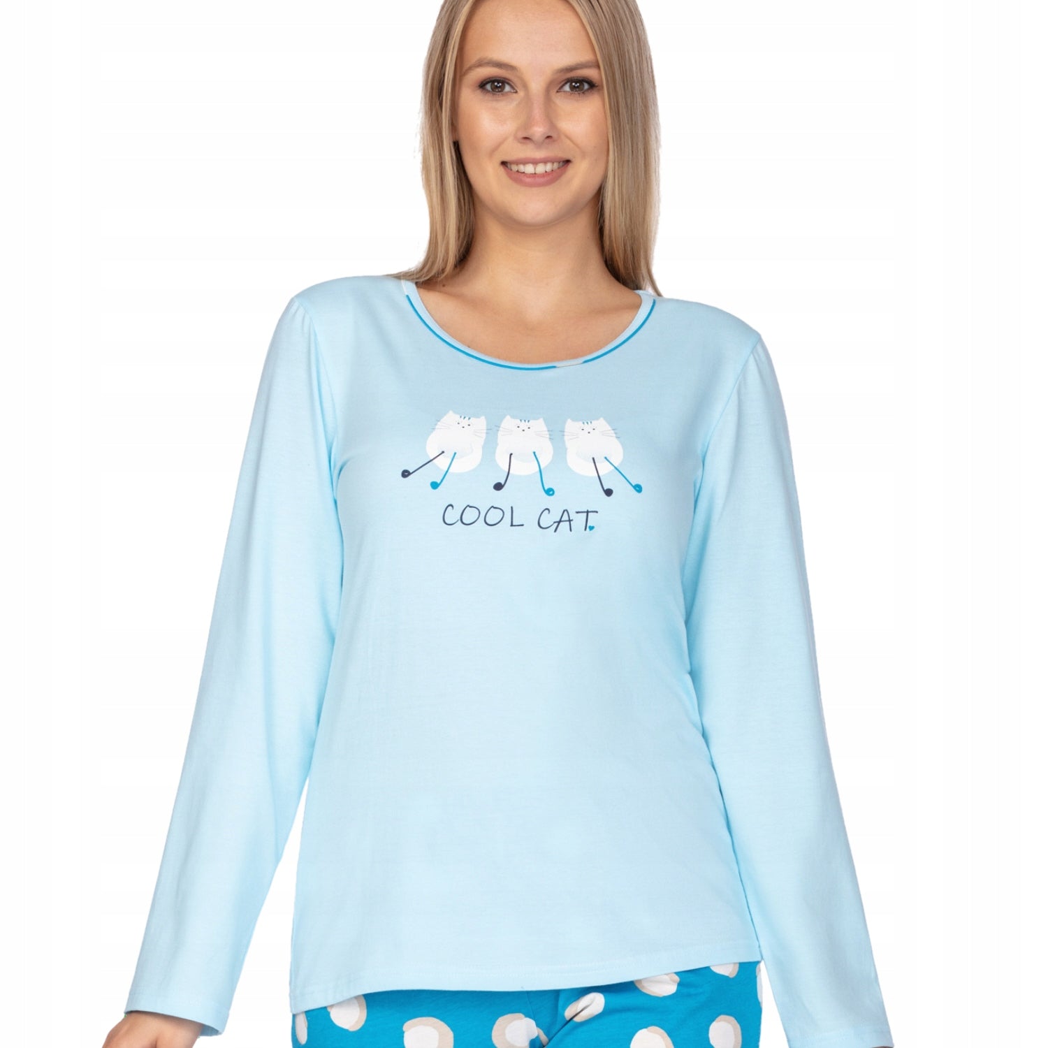 Pyjama für Damen 239517 5903142637637, blau 
