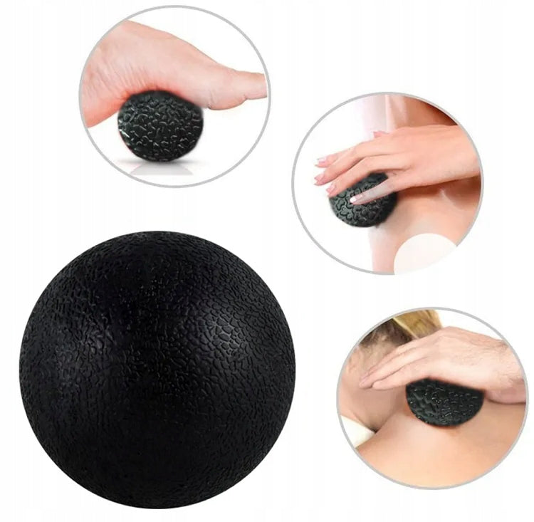 REHABILITATION BALL FOR MASSAGE ROLLER lacrosse ball MASSAGER 6cm HARD Packaging status original
