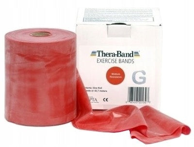 REHABILITATION EXERCISE TAPE THERABAND THERA-BAND RUBBER RED 5,5M Manufacturer code Thera Band