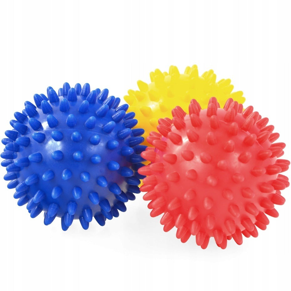REHABILITATION MASSAGE BALLS SENSORY HEDGEHOGS SET OF 3 SOFT PROF