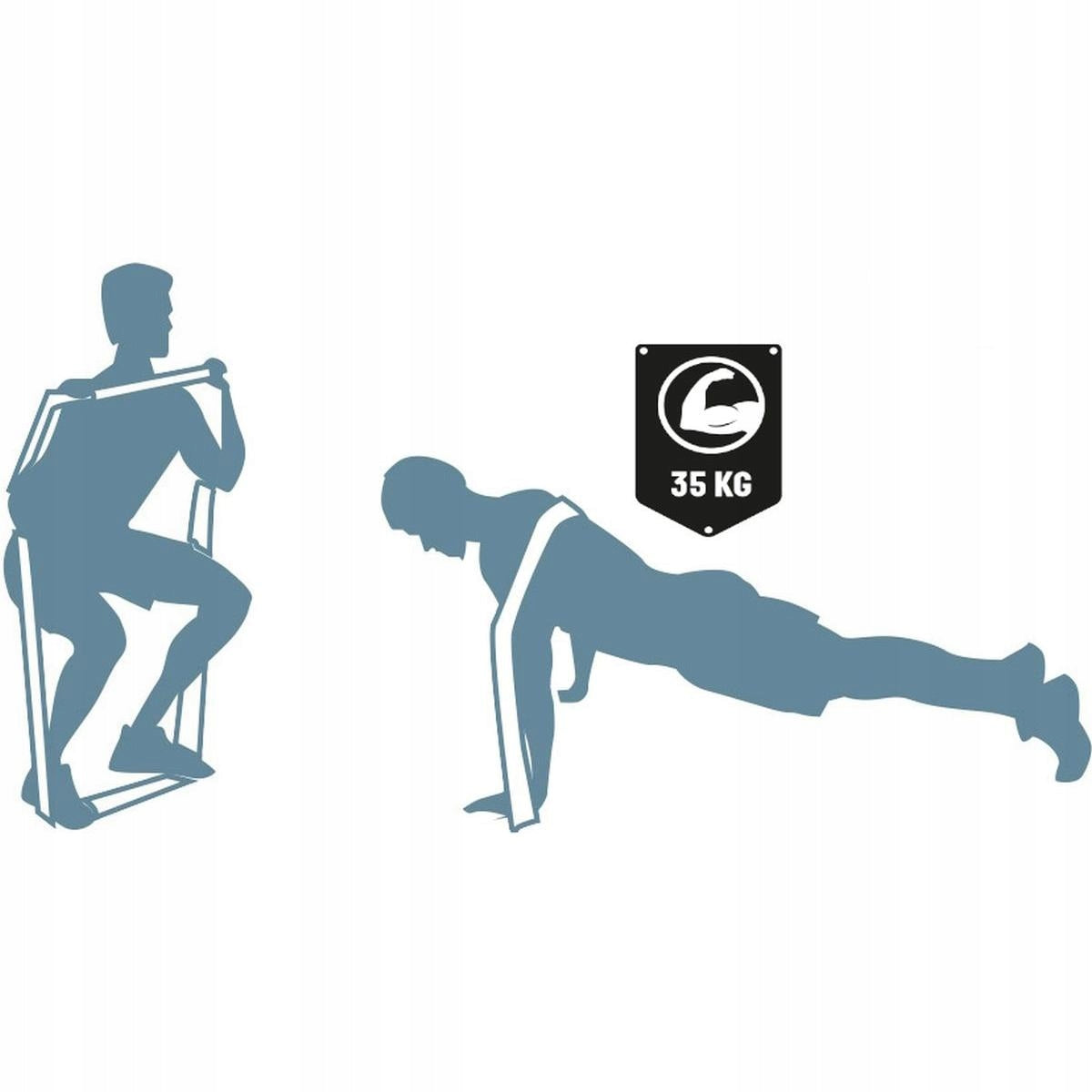 REHABILITATION RESISTANCE RUBBER TAPE FOR FITNESS EXERCISE STRONG RESISTANCE 35kg UMBRO Number of pieces in the set 1
