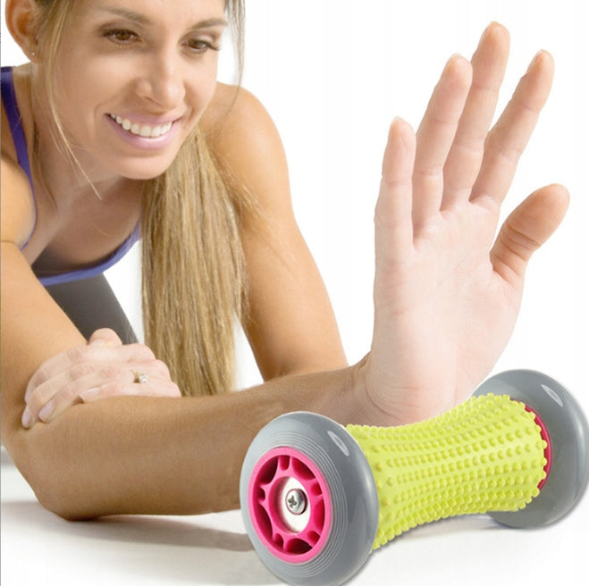 REHABILITATION ROLLER FOR ROLLER MASSAGE WITH PROJECTIONS CIRCLES SELF-MASSAGE SPIKE Brand Pronett