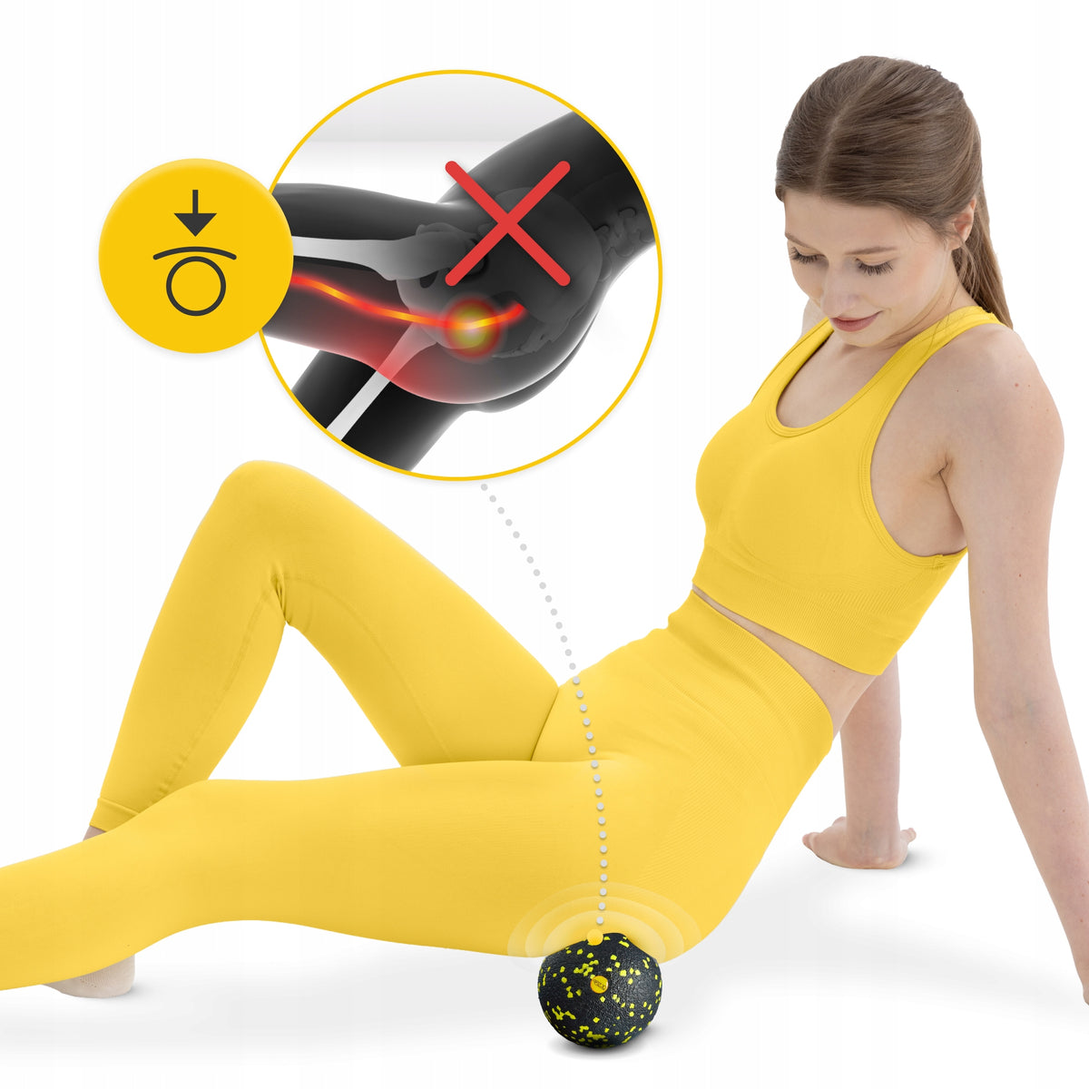 REHABILITATION SPOT MASSAGE BALL EPP ROLLER 4FIZJO 12CM Packaging status original