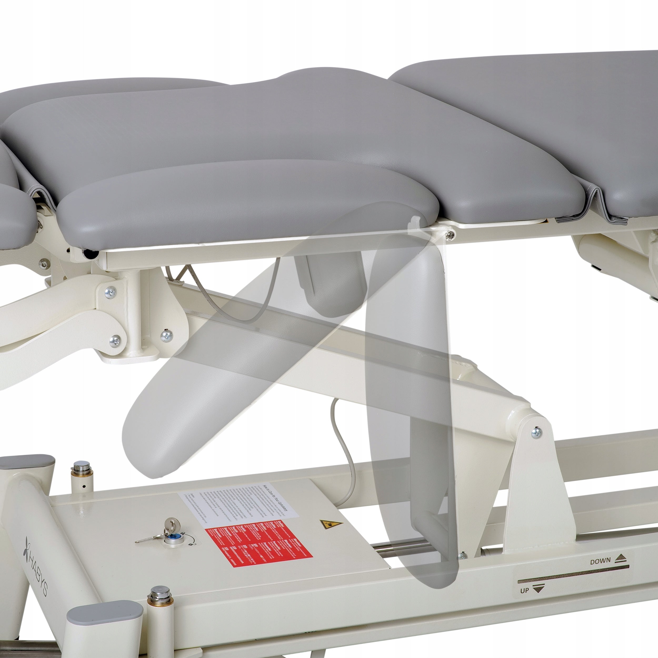 REHABILITATION TABLE ELECTRIC STATIONARY PROXIMA X7 CONTROL FRAME Tabletop width 68 cm