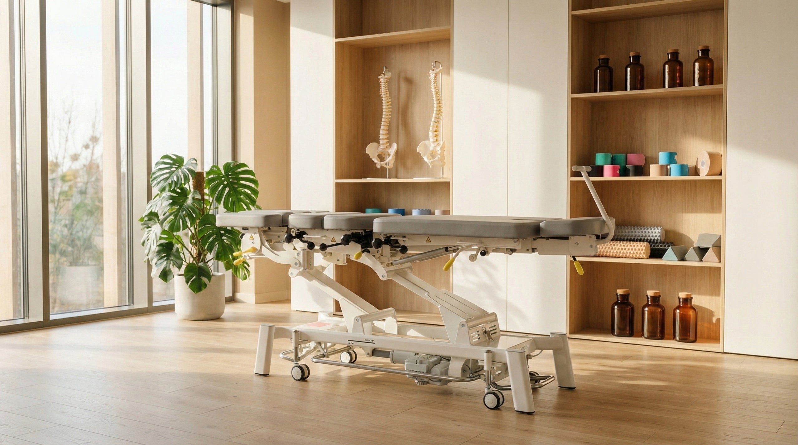 REHABILITATION TABLE FOR MANUAL THERAPY CHIROPRACTIC UPRIGHT CHIRO Z7 Kind stationary table