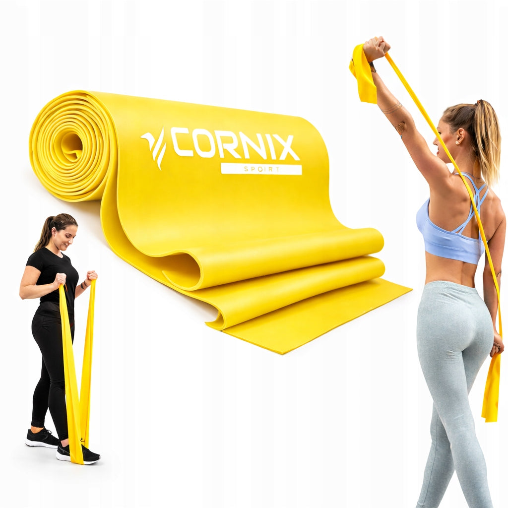 REHABILITATION TAPE CORNIX 7 kg RESISTANCE RUBBER FLAT BAND STRONG FOR Exercise