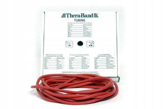 REHABILITATION TUBING THERA BAND MEDIUM RESISTANCE 7,5m