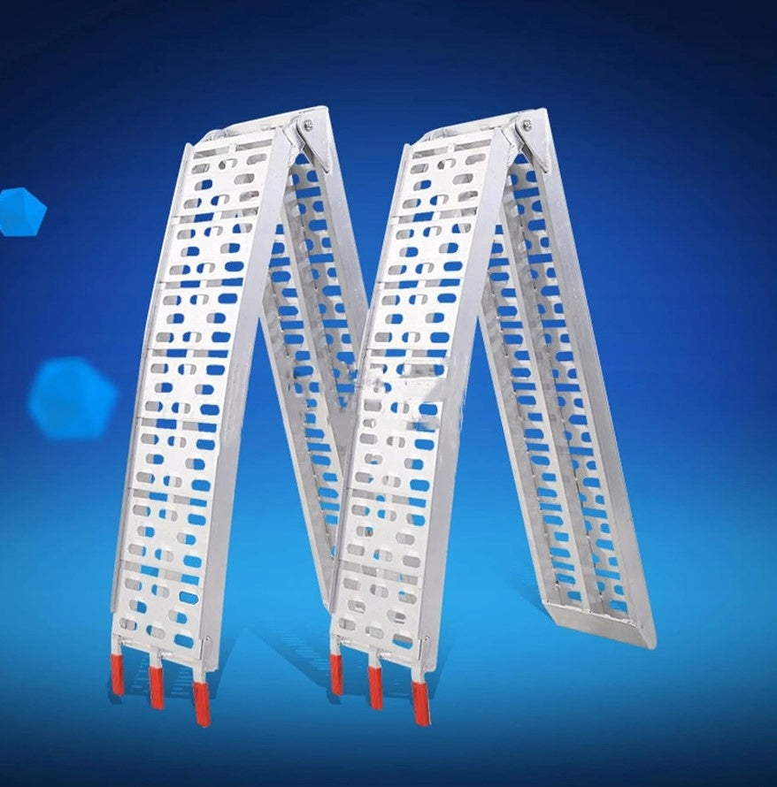REINFORCED MOTORCYCLE RAMP QUAD DRIVEWAY OVERRUN 340kg ALU HIT length 228cm Brand no brand