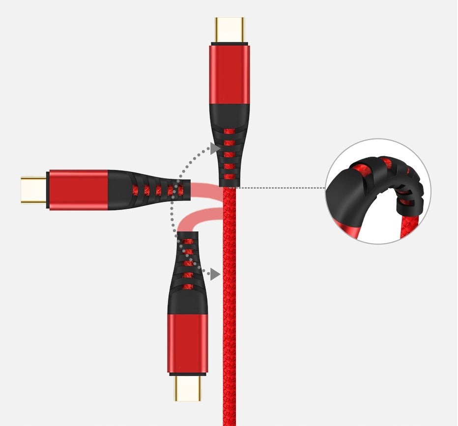 REINFORCED TYPE-C QUICK CHARGE CABLE LONG 3m Koanni EAN (GTIN) 5903686073540