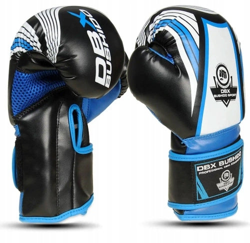 Bokso pirštinės Dbx Bushido Junior, 6 oz, juoda, mėlyna