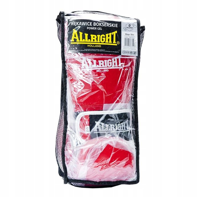 Boxhandschuhe Allright Power Gel, rot 