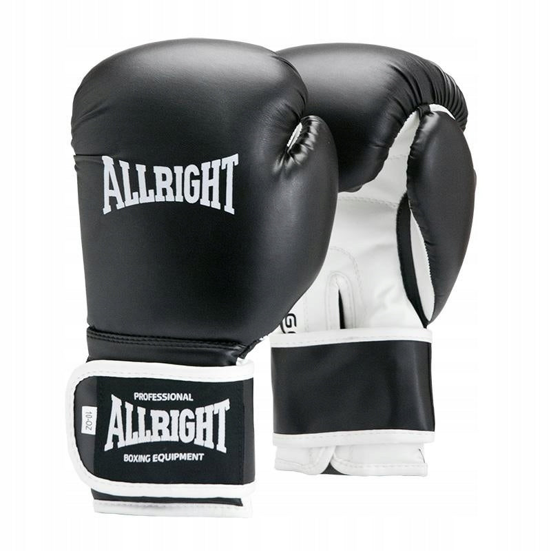 Boxhandschuhe Allright POWER GEL 12oz schwarz, weiß 