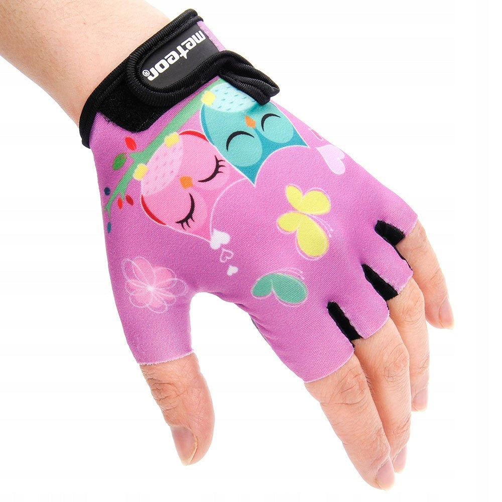 Fahrradhandschuhe für Kinder Meteor Owl 24175 24177, verschiedene Farben 