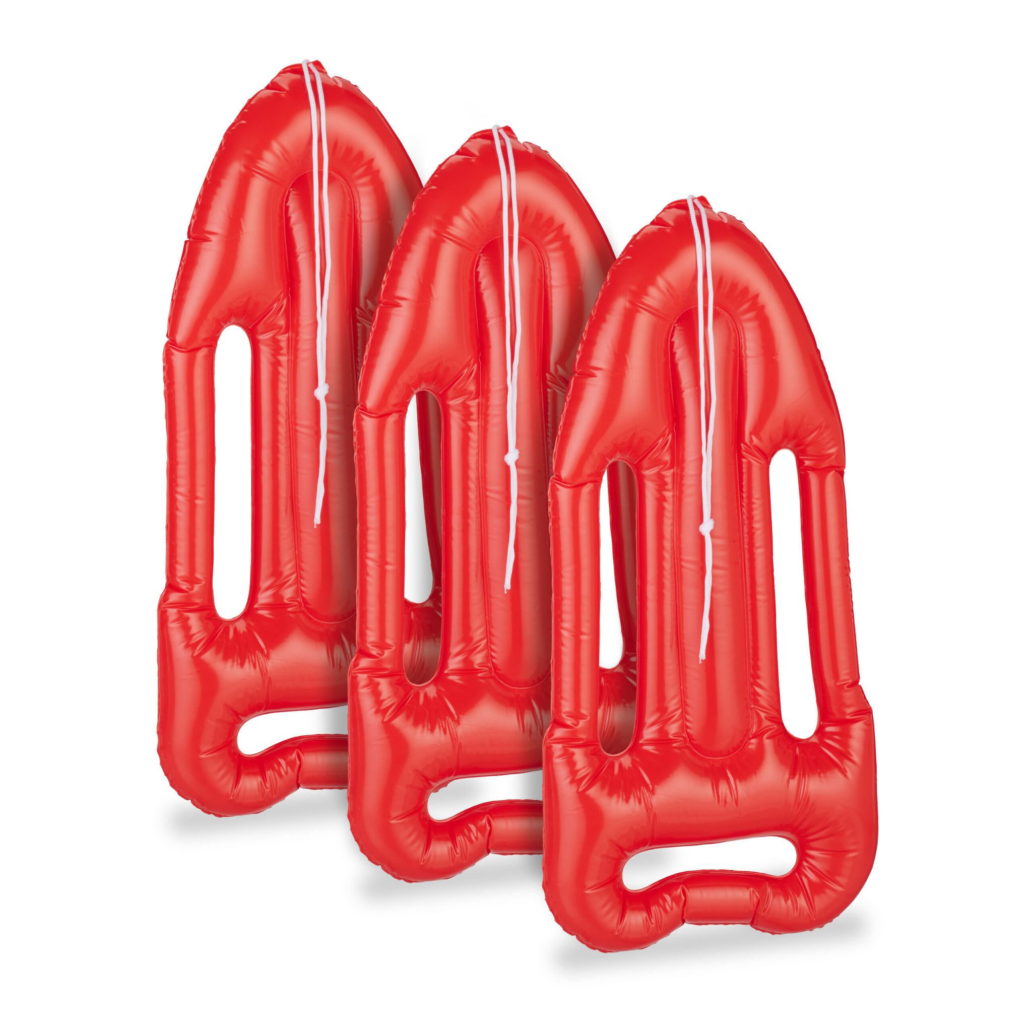 RELAXDAYS INFLATABLE RESCUE BUOY SET OF 3 PVC 64CM ACCESSORIES WATER