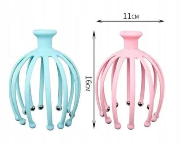 RELAXING OCTOPUS HEAD MASSAGER FOR RUBS Brand Pronett