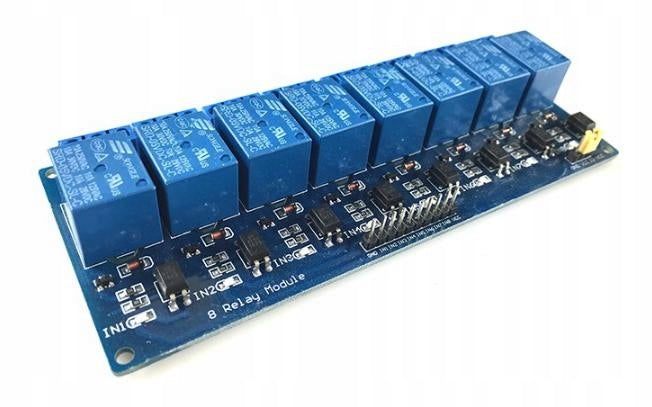 RELAY 5V EIGHT CHANNEL MODULE 8X AVR ARDUINO ARM 10A E01N