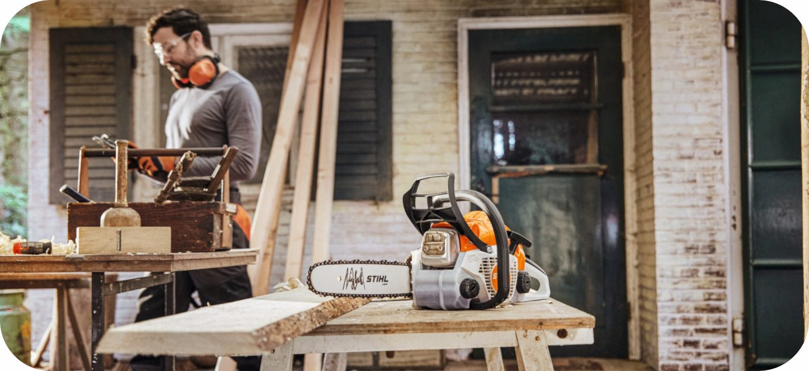 RELIABLE DIESEL SAW STIHL MS 162 CHAINSAW ENGINE 2-MIX 35CM Brand Stihl