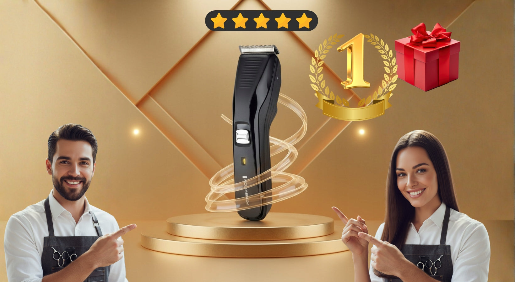REMINGTON HAIR CLIPPER CORDLESS PRO MODERN Packaging status original