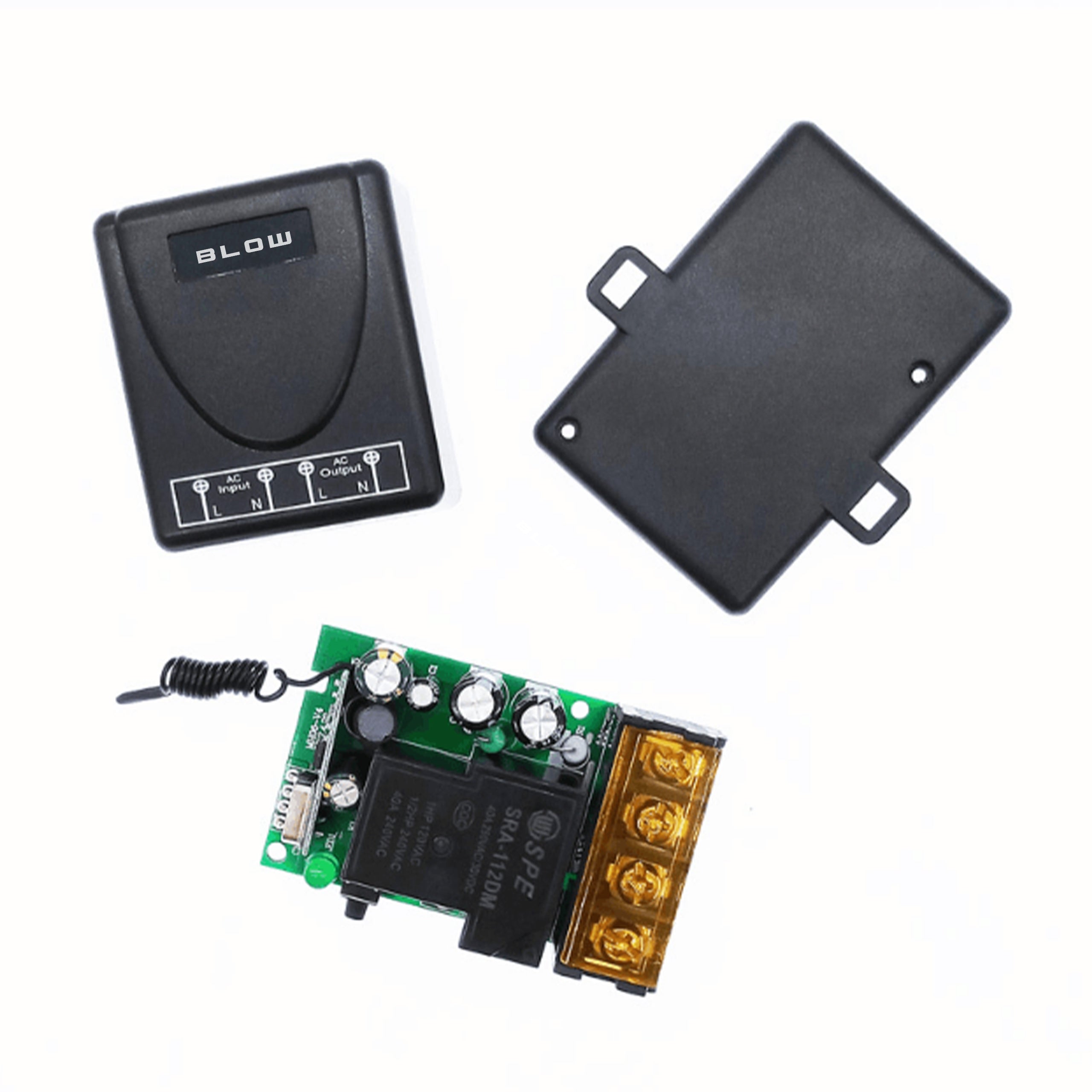 REMOTE CONTROL 230V RADIO REMOTE CONTROL SWITCH UP TO 70 METERS 1x REMOTE CONTROL Kind remote control