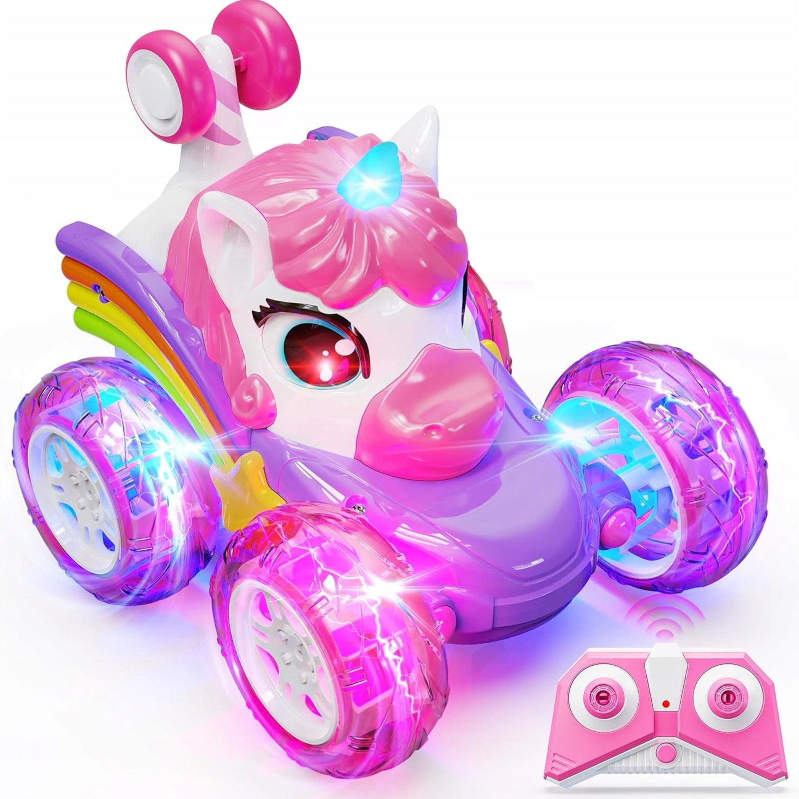 REMOTE CONTROL CAR HIGH SPEED STUNT ROTATION LOVELY GIRLS IDEAL GIFT TOY Packaging status original