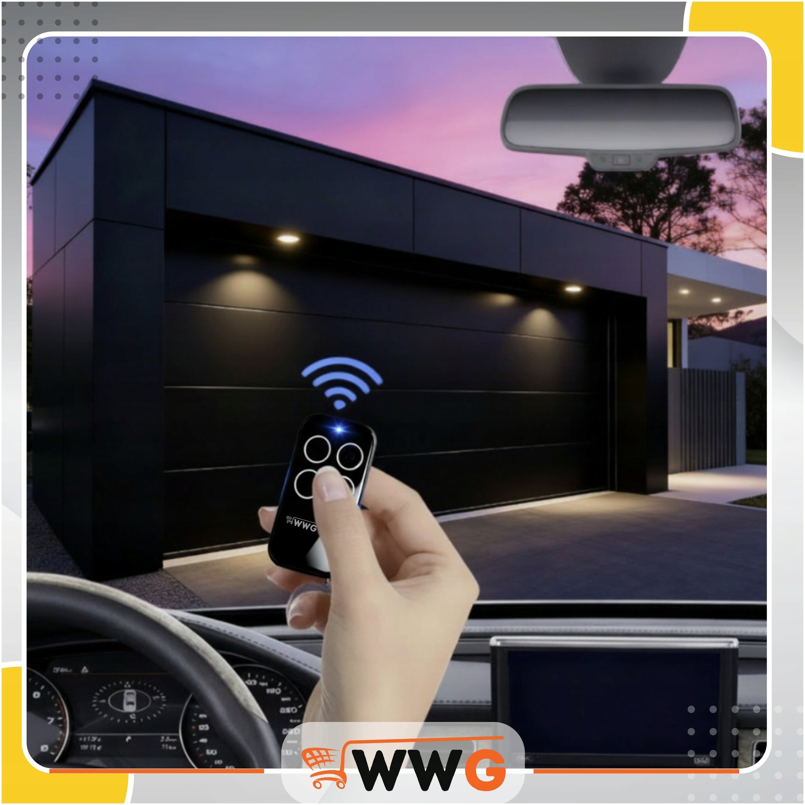 REMOTE CONTROL FOR SELF-COPYING GATE 240-930MHz VARIABLE CODE UNIVERSAL WINDOW ALARM Batteries included yes