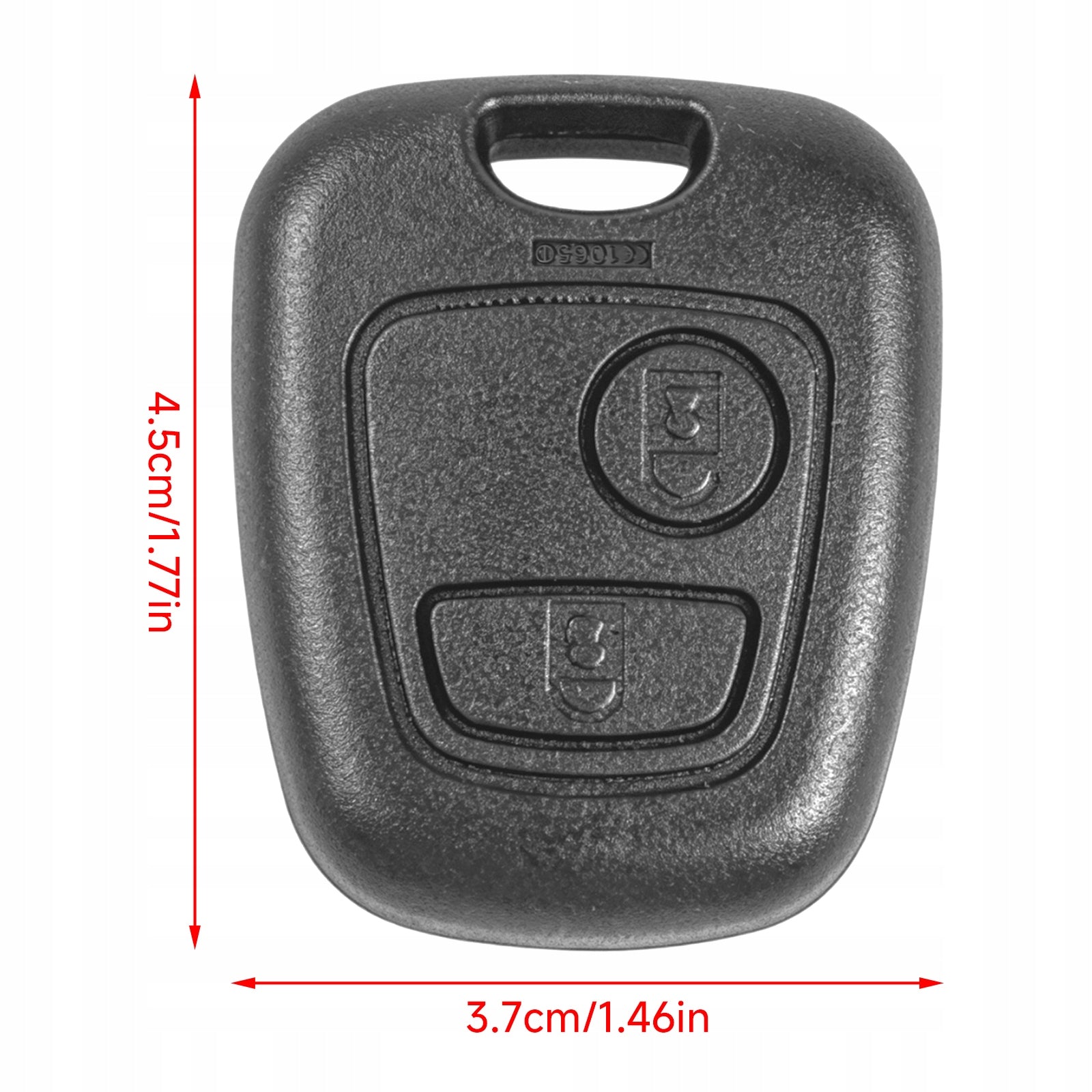 REMOTE CONTROL HOUSING KEY Toyota Aygo PEUGEOT 206 207 107 307 CITROEN C1 C2 C3 Manufacturer code Key replacement button