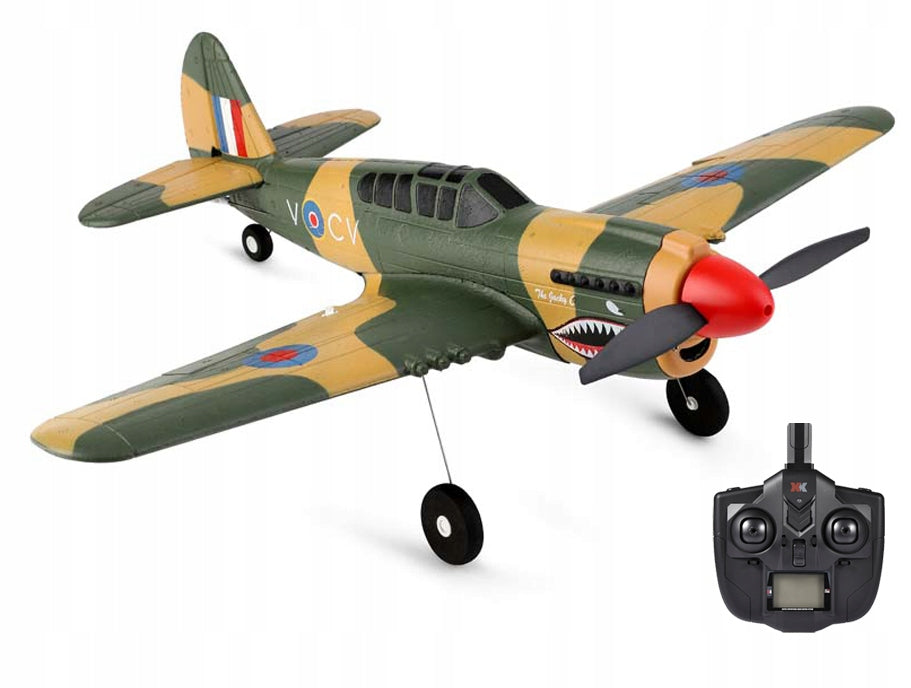 REMOTE CONTROLLED AIRCRAFT A220 WLTOYS XK 3D/6G P40 GYROSCOPE AKRO MODE Packaging status original