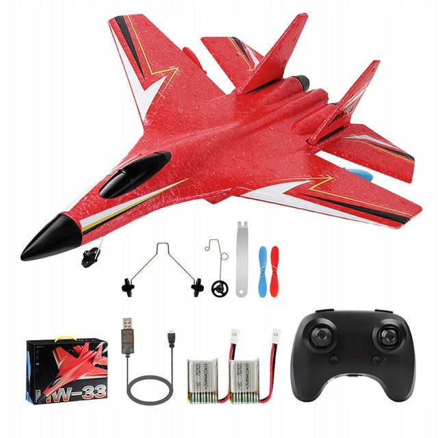 REMOTE CONTROLLED AIRCRAFT RED FOR REMOTE CONTROL RC