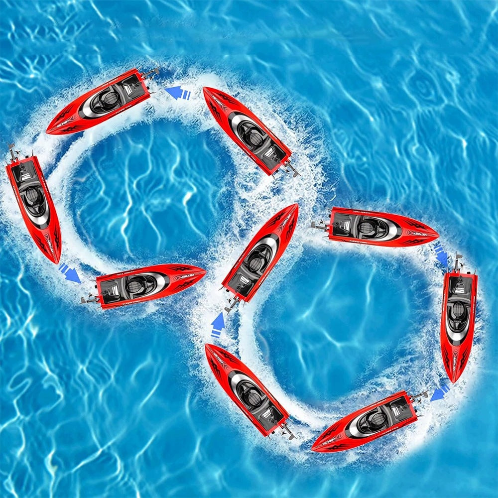 REMOTE CONTROLLED BOAT WITH LED FOR SWIMMING POOLS OF CHILDREN'S LAKES 25KM/H+PILOT Manufacturer code 8180CZ
