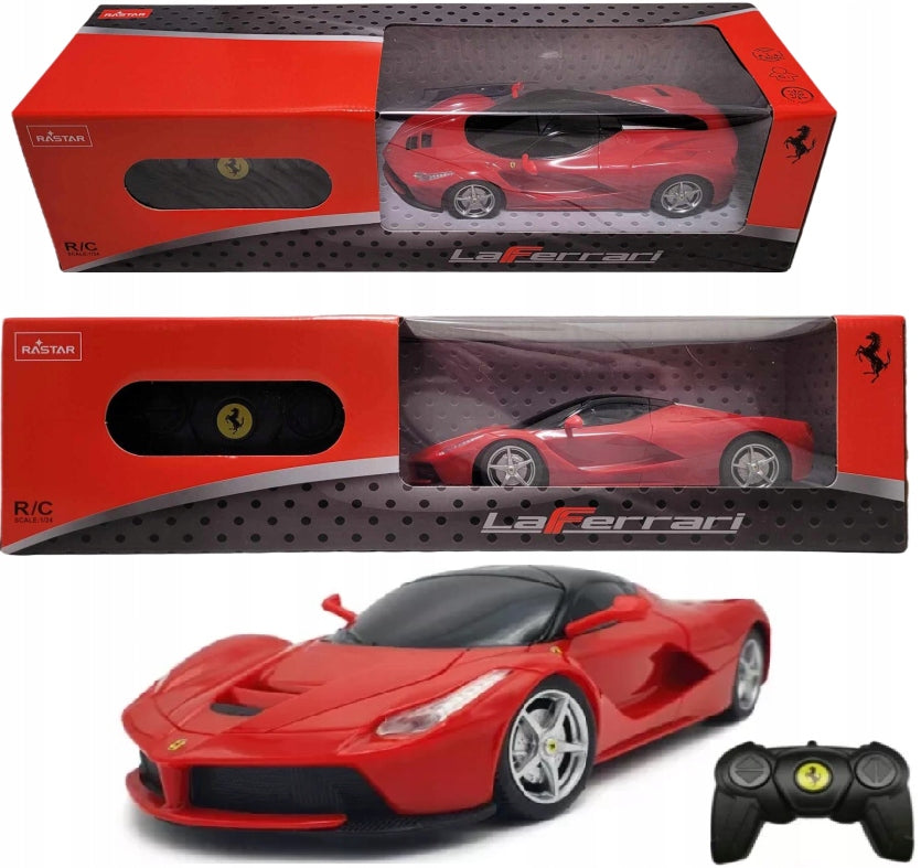 REMOTE CONTROLLED CAR 1:24 Ferrari LaFerrari RASTAR License 48900 - B