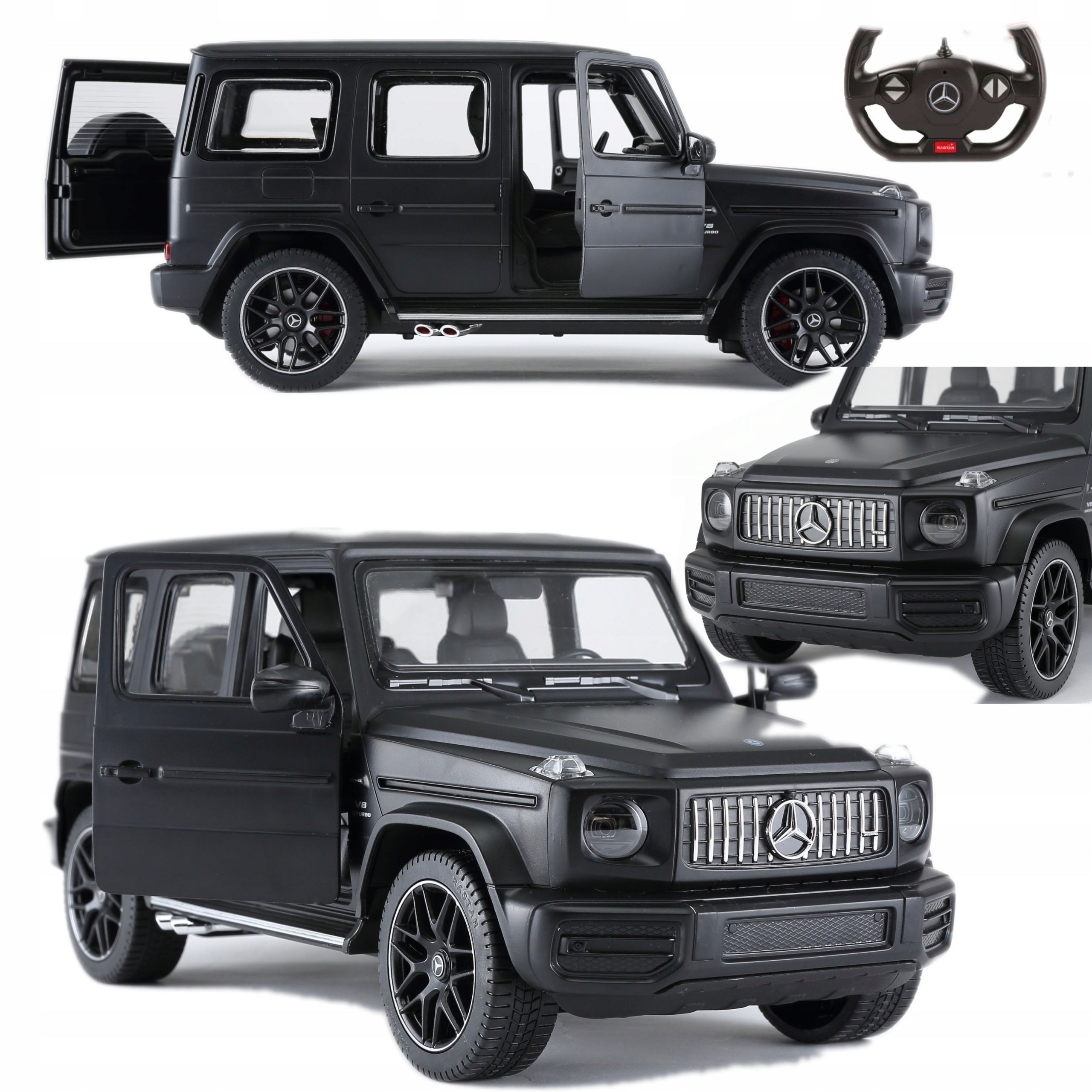 REMOTE CONTROLLED CAR AUTO MERCEDES G 63 SUV FOR REMOTE CONTROL RC 1:14 BLACK