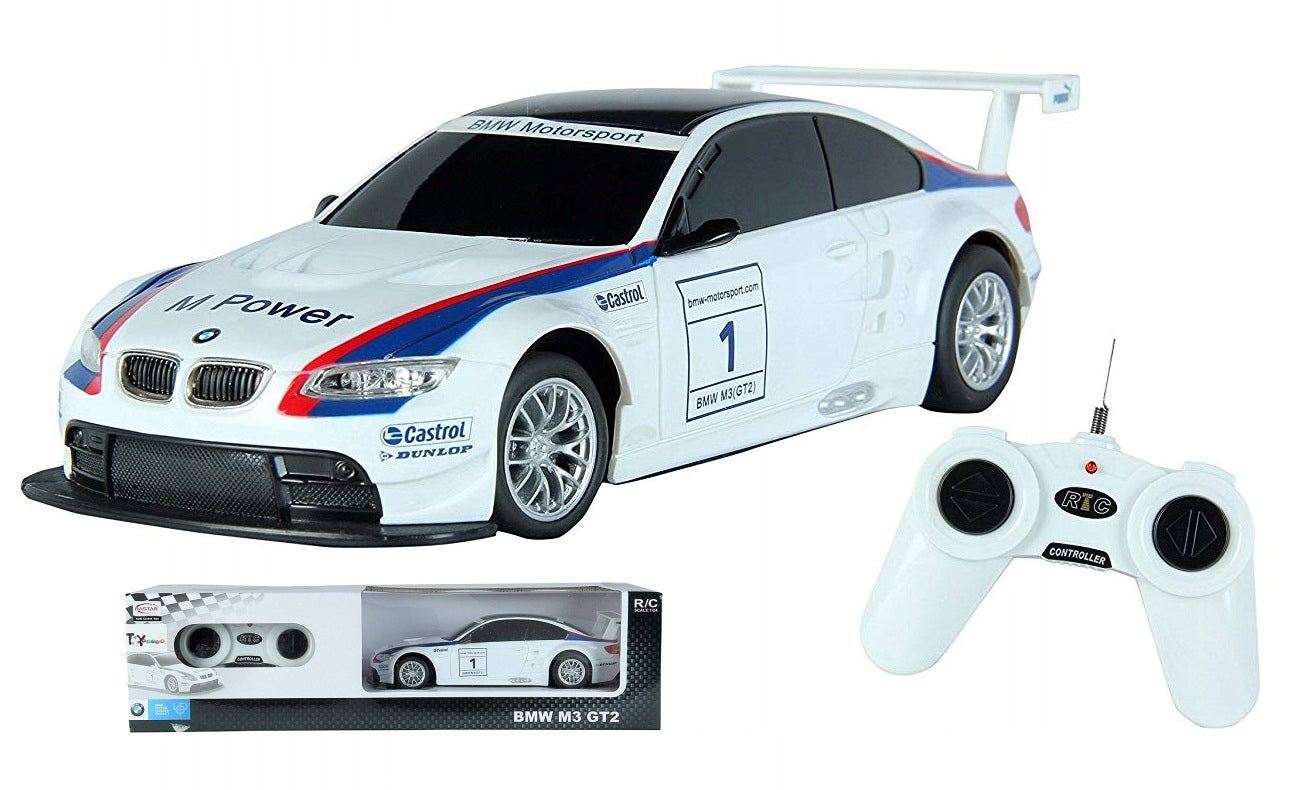 REMOTE CONTROLLED CAR AUTO RC REMOTE CONTROL RASTAR BMW DRIFT M3 1:24