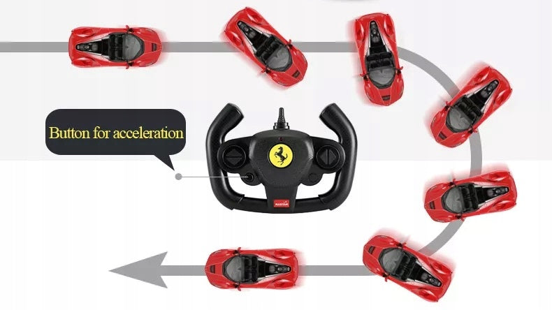REMOTE CONTROLLED CAR Ferrari Aperta DRIFT LED AUTO RC RASTAR FOR REMOTE CONTROL Manufacturer code 75800 DRIFT LED AUTO RC RASTAR NA PILOT