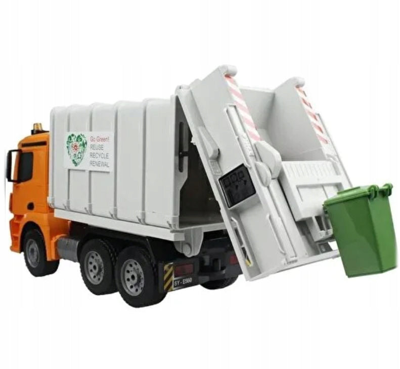 REMOTE CONTROLLED CAR MERCEDES GARBAGE TRUCK AUTO RC REMOTE CONTROL LED VEHICLE Manufacturer code C0543