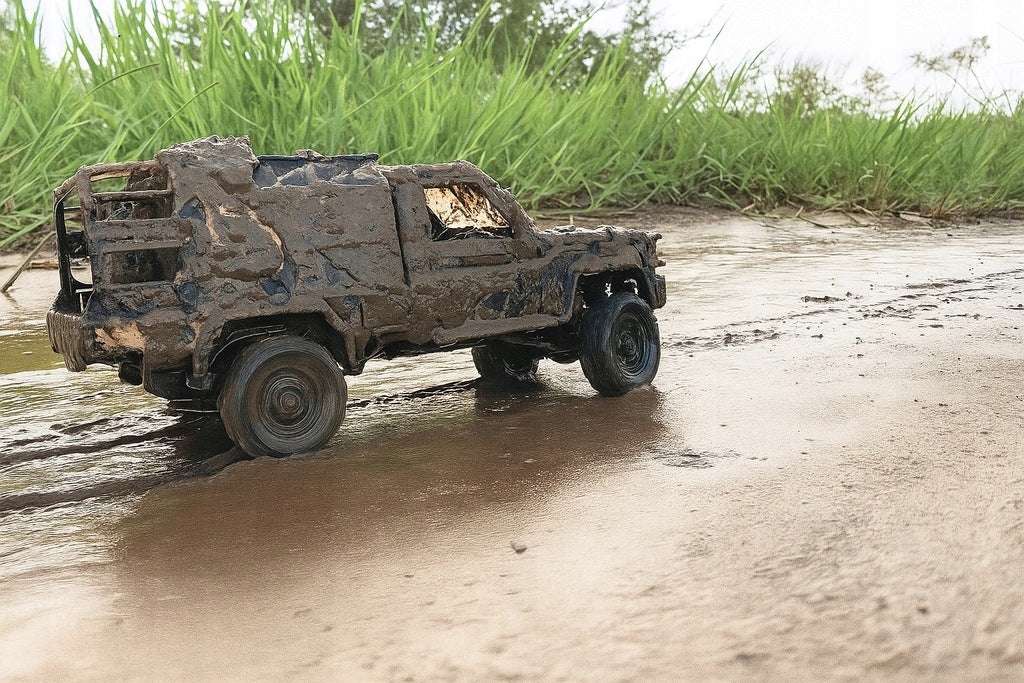 REMOTE CONTROLLED CAR RC TOYOTA LAND CRUISER LC79 OFF-ROAD 4x4 BLACK Manufacturer code MN-82s_black