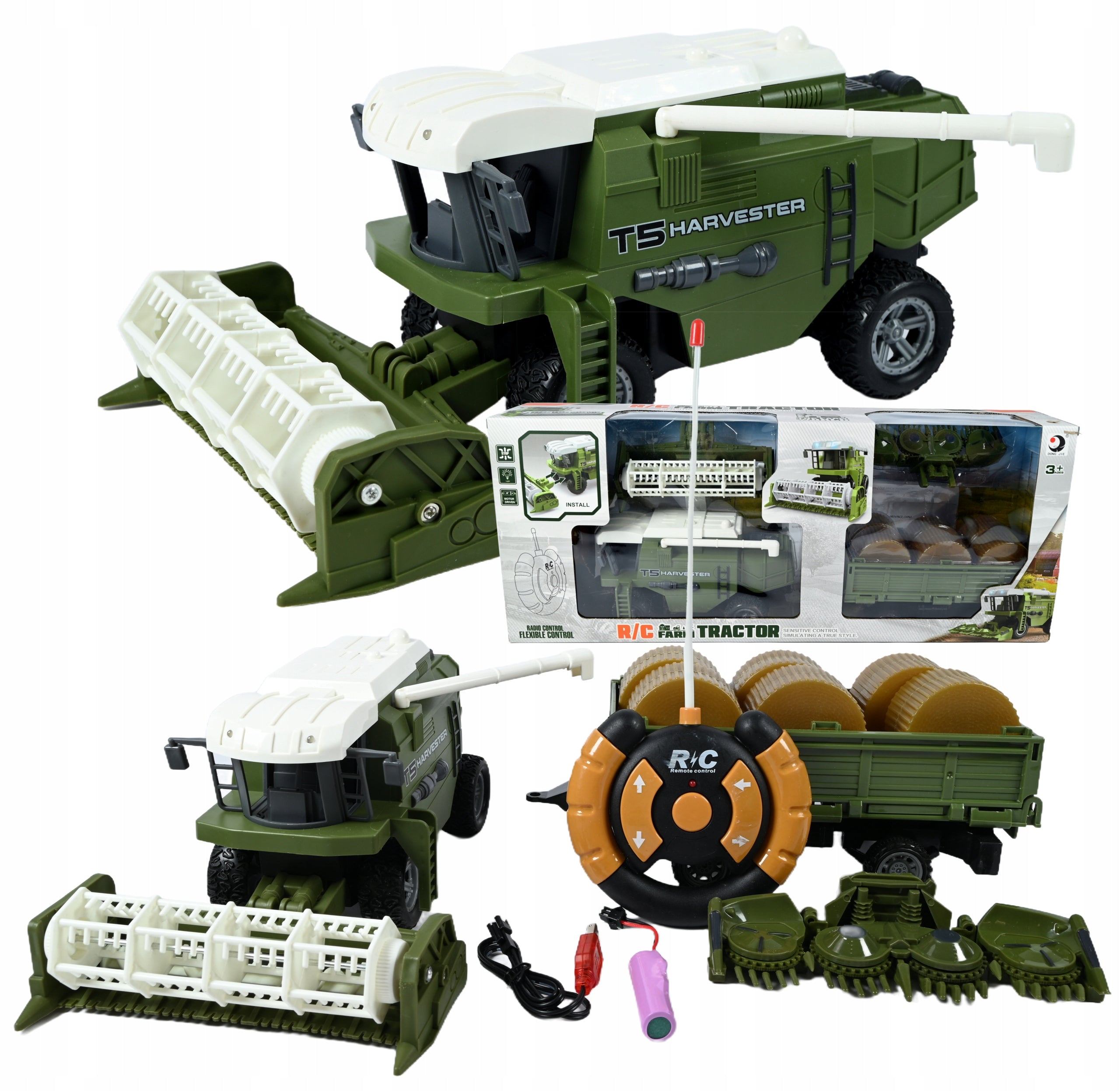 REMOTE CONTROLLED COMBINE HARVESTER DETACHABLE CORN HEADER