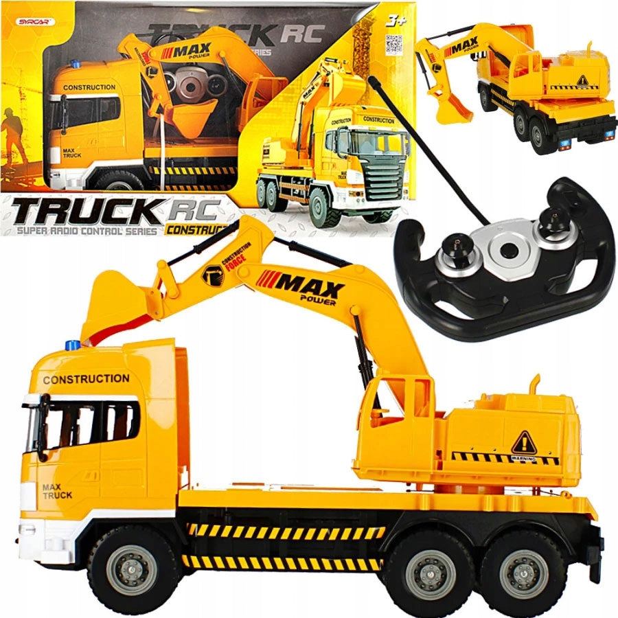 REMOTE CONTROLLED CONSTRUCTION EXCAVATOR FOR RC REMOTE CONTROL