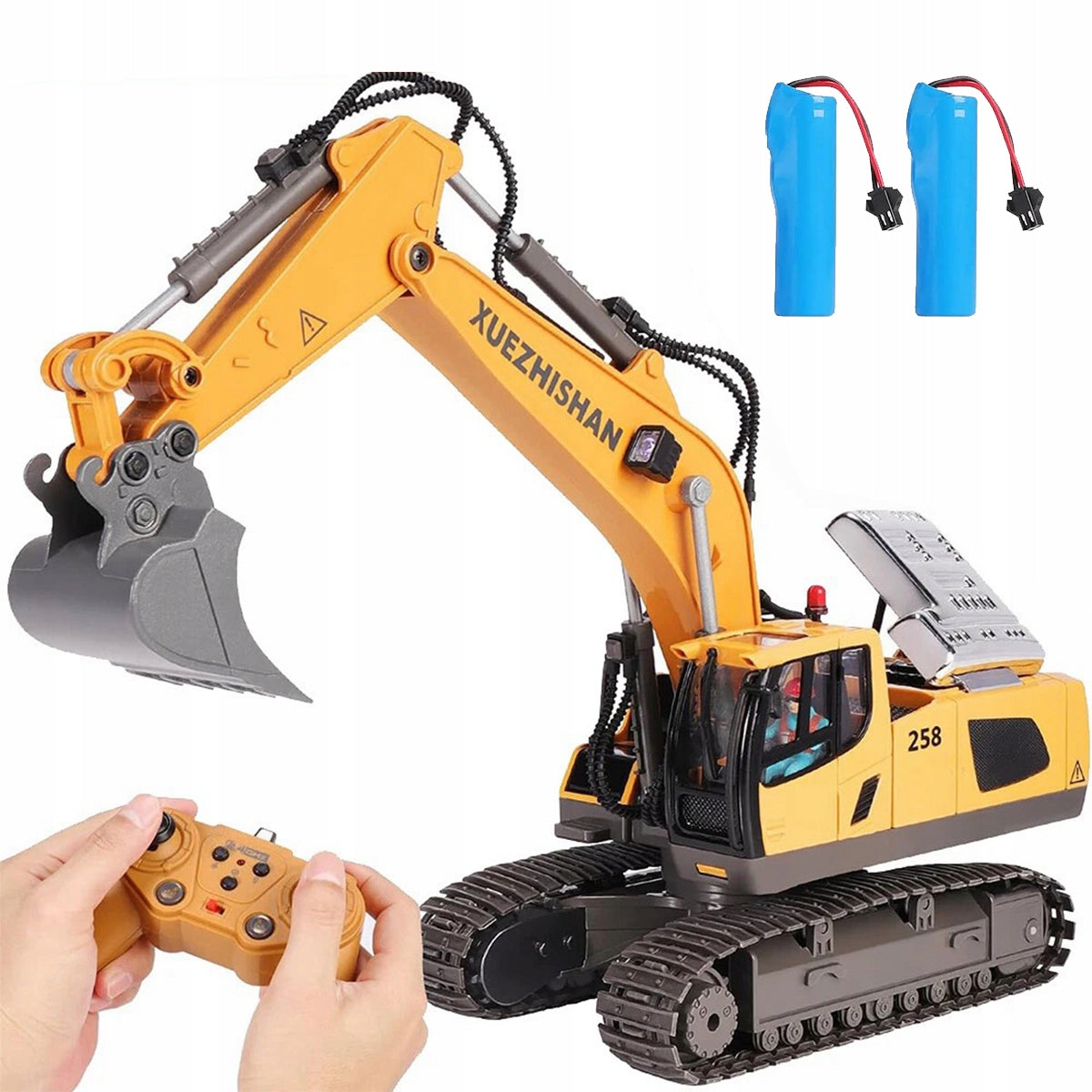 REMOTE CONTROLLED CRAWLER EXCAVATOR TOY RC FOR 11 CHANNEL REMOTE CONTROL Brand no brand