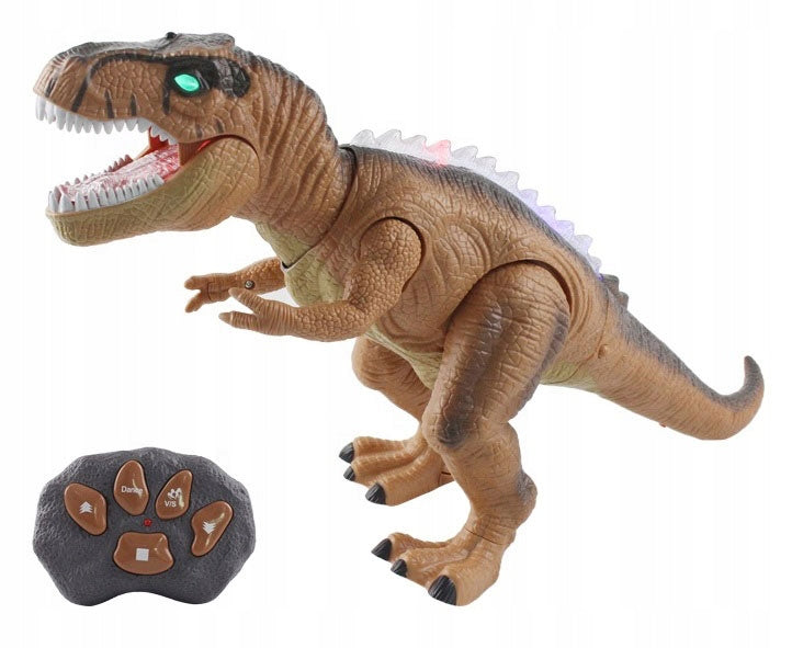 REMOTE CONTROLLED DINOSAUR FOR REMOTE CONTROL INTERACTIVE T-REX WALKS ROARING LED Manufacturer code 8782B