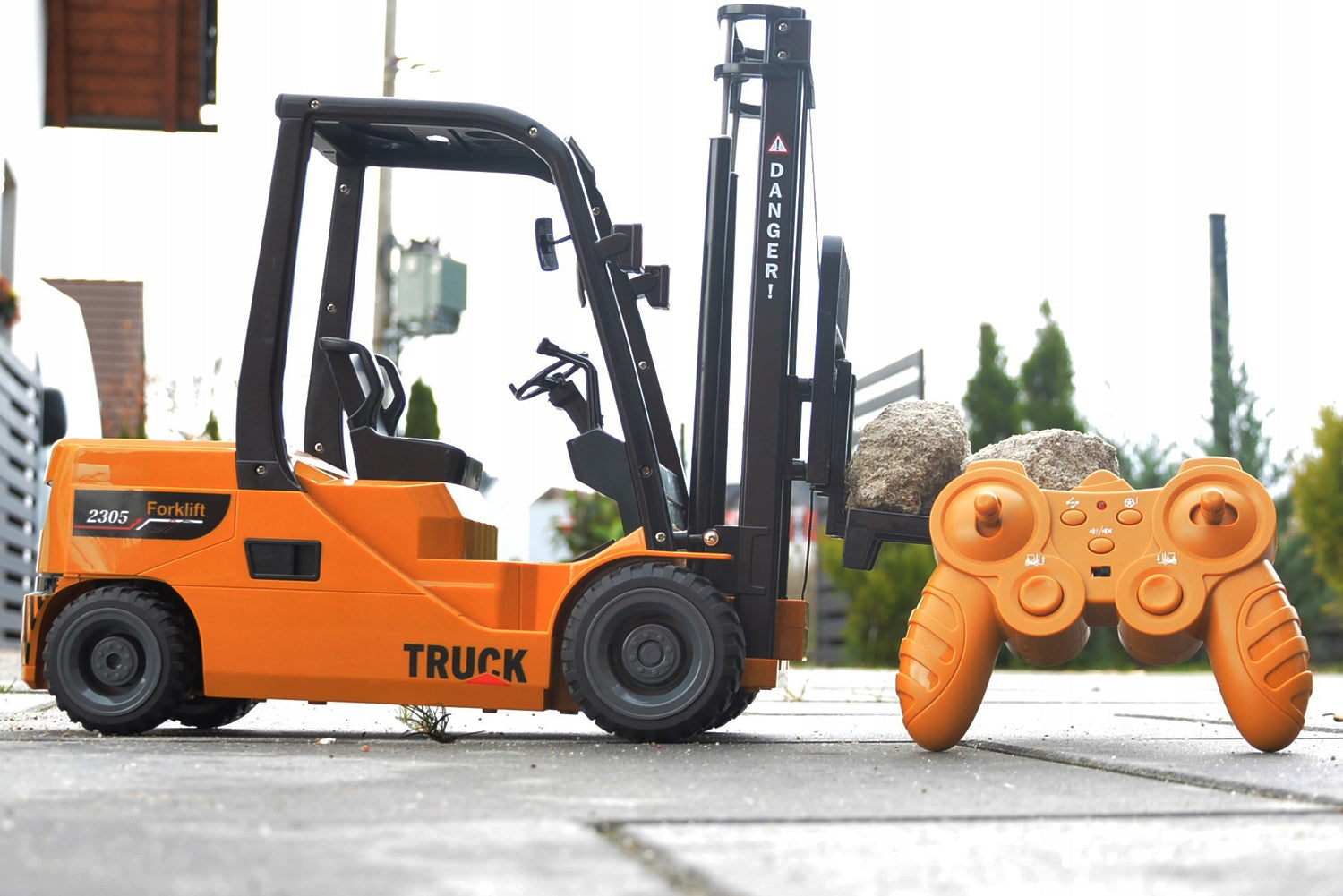 REMOTE CONTROLLED FORKLIFT STACKER RC FORKLIFT FOR BATTERY Packaging status original