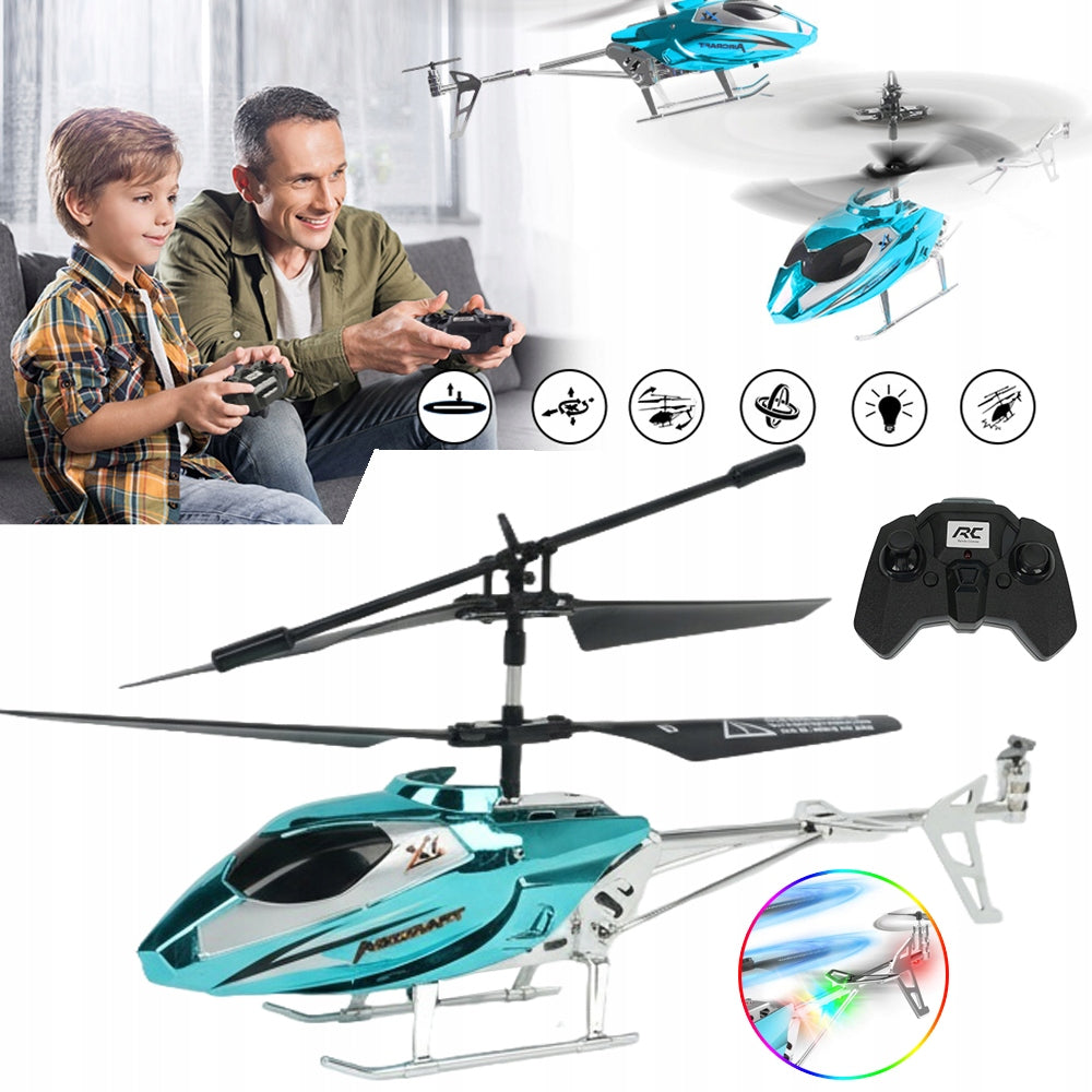 REMOTE CONTROLLED HELICOPTER ON REMOTE CONTROL RC BLUE HELICOPTER